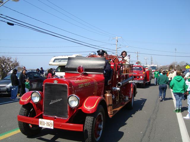 Allen Bennett Jr driving the REO